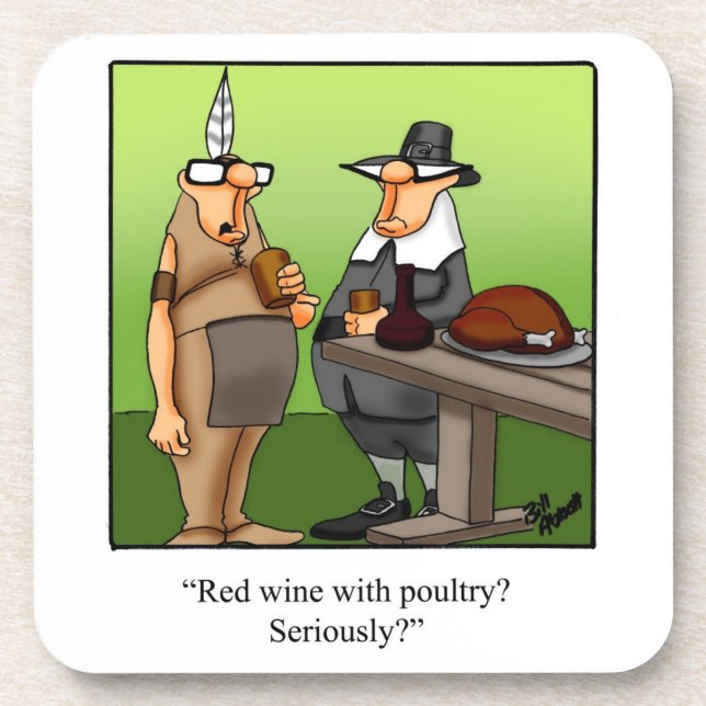 Porta-copo Engraçado Conjunto de Portas copos de Humor do Vin (Frente)