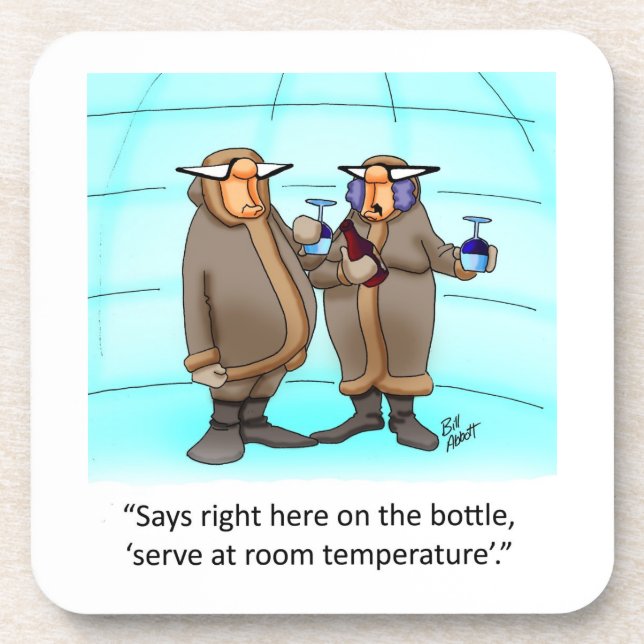 Porta-copo Engraçado Conjunto de Portas copos de Humor do Vin (Frente)