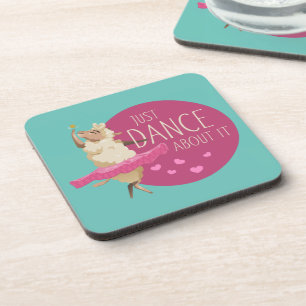 Porta-copo Engraçado Mensagem De Ovelha - Apenas Dance Sobre