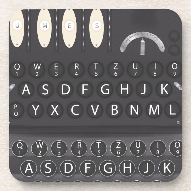 Porta-copo Enigma Machine (Frente)