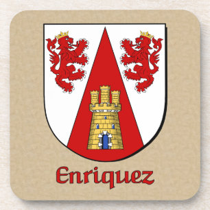 Porta-copo Enriquez Family Shield