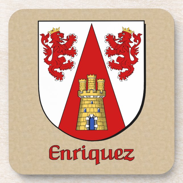 Porta-copo Enriquez Family Shield (Frente)