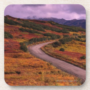 Porta-copo Enrolamento da estrada através das colinas no