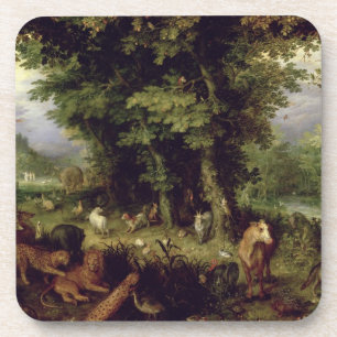 Porta-copo Enterre ou o paraíso terrestre, 1607-08 (óleo na