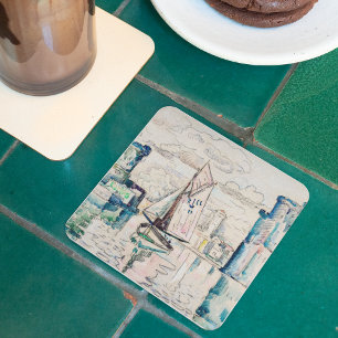 Porta-copo Entrada no porto de La Rochelle