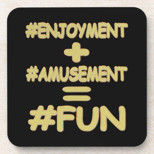 Porta-copo "EQUAÇÃO DIVERTIDA" Design de Expressão de Cuta. C