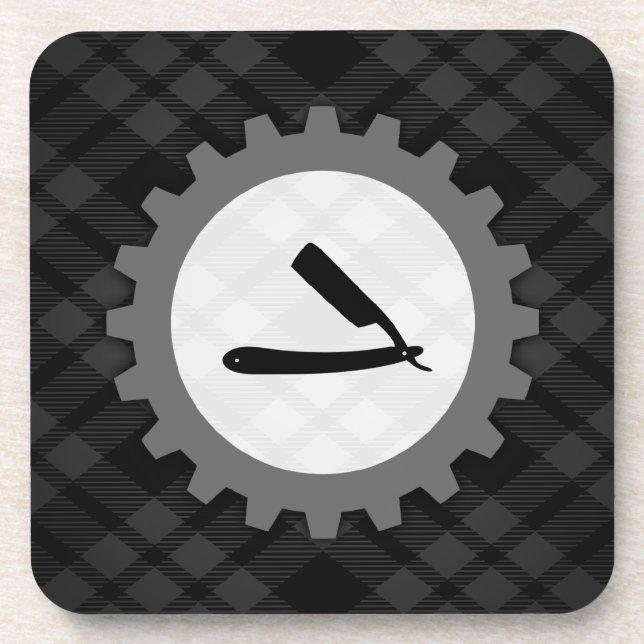 Porta-copo equipamento de barbearia (Frente)