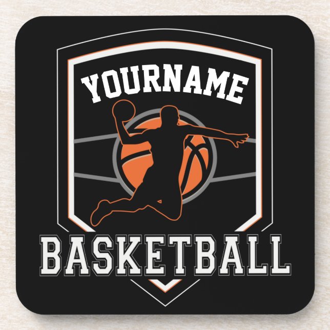 Porta-copo Equipe Personalizada de Jogador de Basquete (Frente)