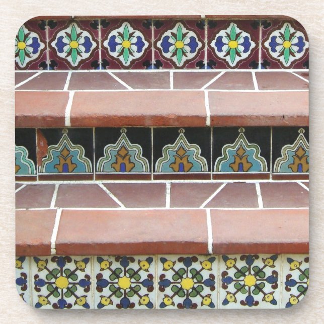 Porta-copo Escadas de Azulejos Antigos (Frente)