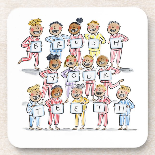 Porta-copo Escove os dentes (Frente)