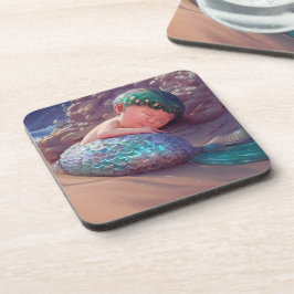 Porta-copo Escove Uma Pequena Sereia.