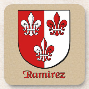 Porta-copo Escudo da família Ramirez