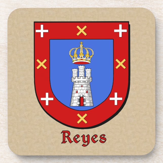 Porta-copo Escudo da família Reyes (Frente)