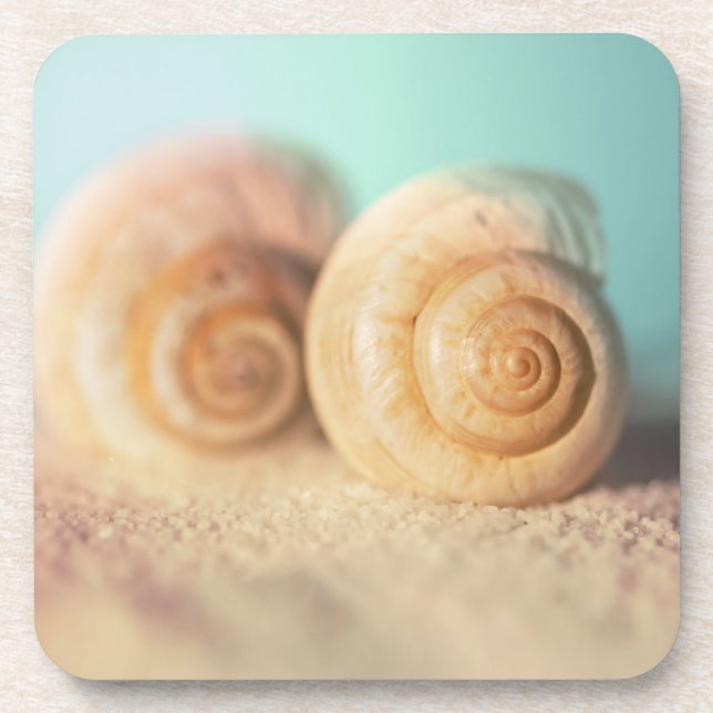 Porta-copo Escudos do nautilus na praia (Frente)