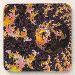 Porta-copo Esfera de Tempestade de Fogo Fractal