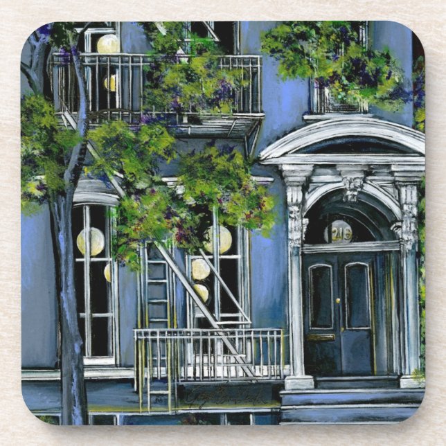 Porta-copo Esfera Luminosa de Dentro, Nova Iorque (Frente)