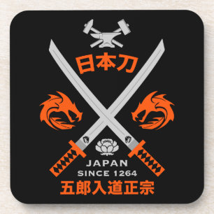 Porta-copo Espada Katana Japonesa