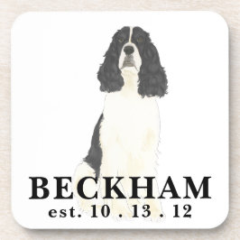 Porta-copo Espanhol Springer em Inglês Preto e Branco