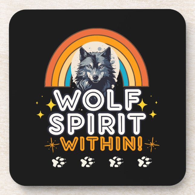 Porta-copo Espírito de Lobo Interior (Frente)