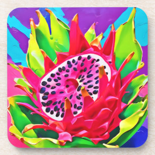 Porta-copo Esplendor de Fruta Neon Dragon
