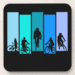 Porta-copo Esportes de Silhueta de Ciclismo