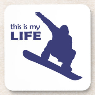Porta-copo Esta É Minha Vida (Snowboard)