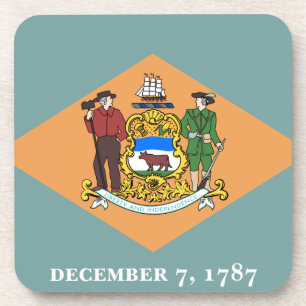 Porta-copo Estado de Bandeira de Delaware
