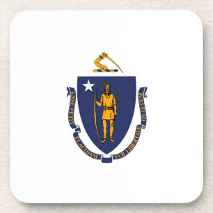 Porta-copo Estado de Massachusetts Flag Design