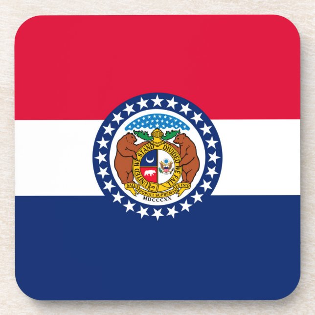 Porta-copo Estado do Missouri Flag Design (Frente)