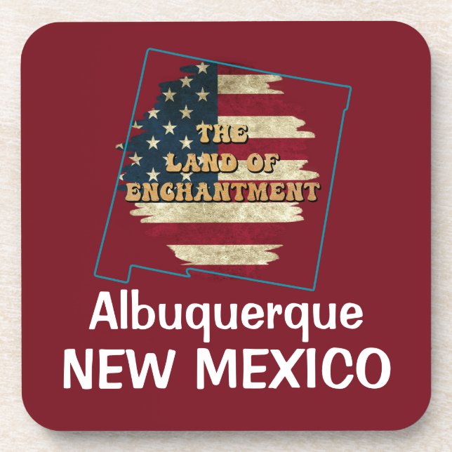 Porta-copo Estado do Novo México Personalizado (Frente)