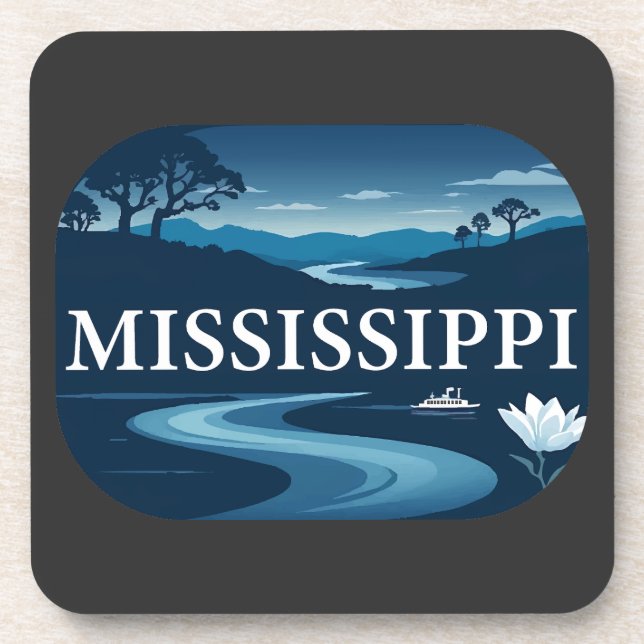 Porta-copo Estados Unidos da América do Mississippi (Frente)