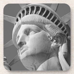 Porta-copo Estátua da Liberdade Preta e Branca