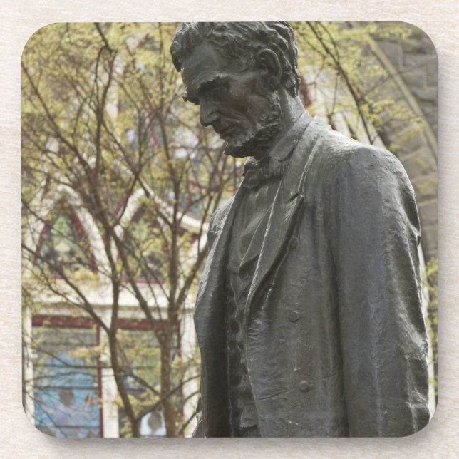 Porta-copo Estátua de Abraham Lincoln, Portland, Oregon (Frente)