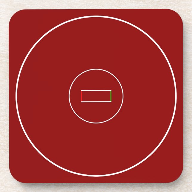 Porta-copo Esteira de luta (Frente)