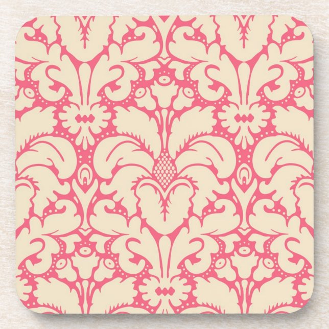Porta-copo Estilo barroco damask background 2 (Frente)