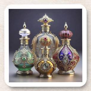 Porta-copo Estilo Barroco Muito Ornamentado Garrafas Perfume