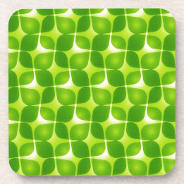 Porta-copo Estilo Retro Verde