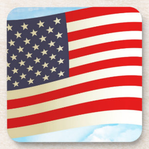 Porta-copo Estrelas de Bandeira Americanas Grevem Tropas Hone