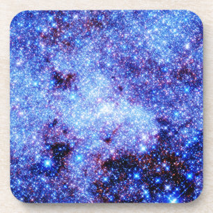 Porta-copo Estrelas de Faísca Azul
