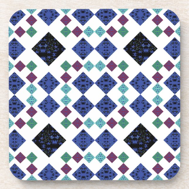 Porta-copo Estrelas Diamantes (Frente)