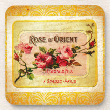 Etiqueta de Perfume Francês Vintage