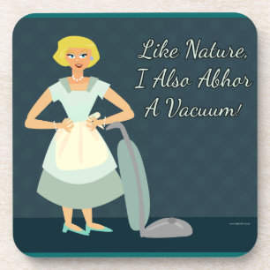 Porta-copo Eu abomino um vácuo