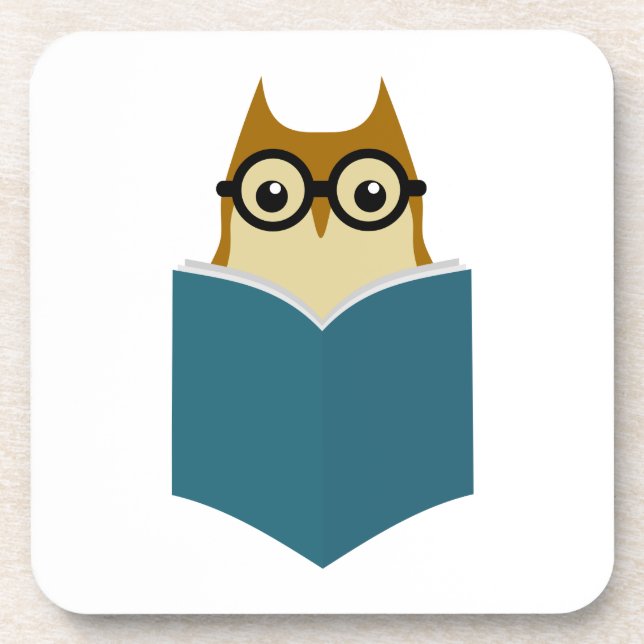 Porta-copo Eu adoro ler (Frente)