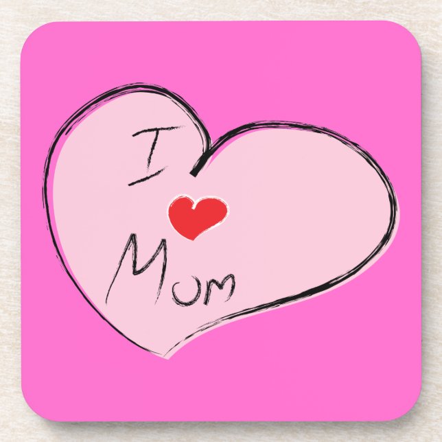 Porta-copo Eu Amo A Mãe (Frente)