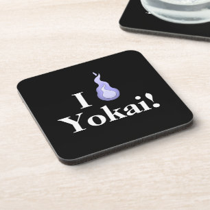 Porta-copo Eu Amo Yokai! Aplicativo de Apreciação de Monstros