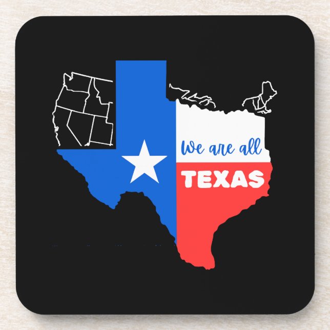 Porta-copo Eu Fico Com O Texas (Frente)