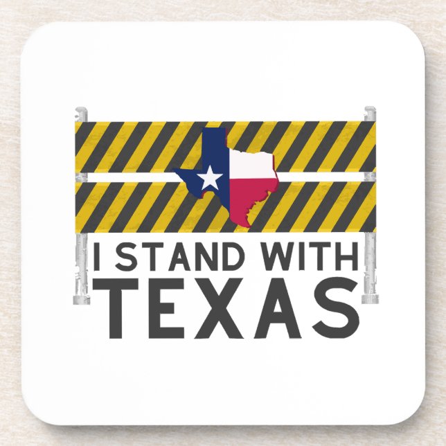 Porta-copo Eu Fico Com O Texas (Frente)