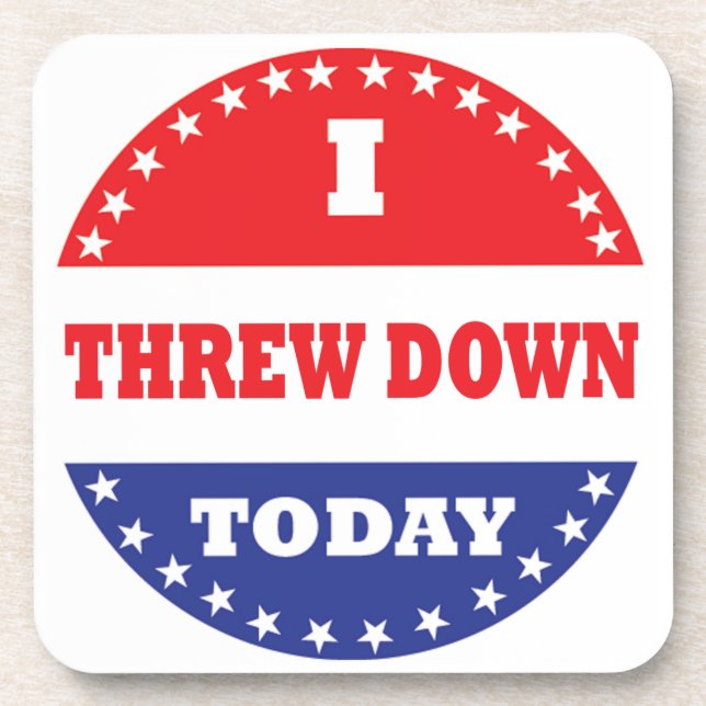 Porta-copo Eu Joguei Para Baixo Hoje (Frente)