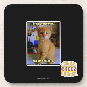 Porta-copo Eu li seu jornal