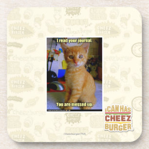 Porta-copo Eu li seu jornal